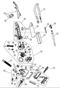 Part Location Diagram of 2912370600 Dirt Devil Caster Assembly